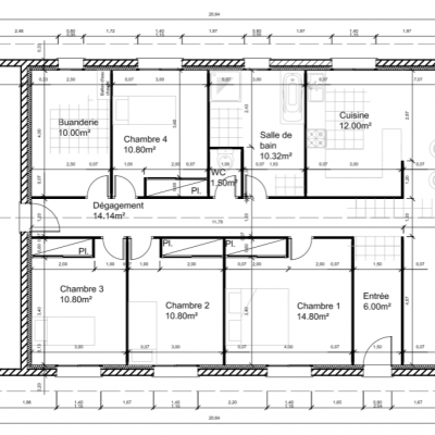 Plan de rez-de-chaussee