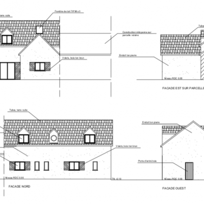 Plan de façade Projet