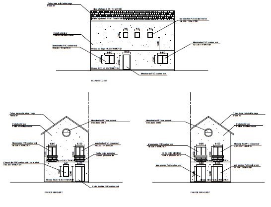 Plans façades